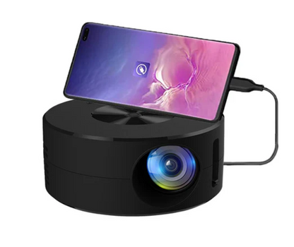 Portable LED Projector – 1080P HD Resolution, Compact Design with Built-in Speakers